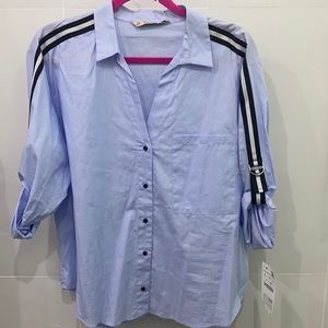 Zara Basic - Button down blue shirt